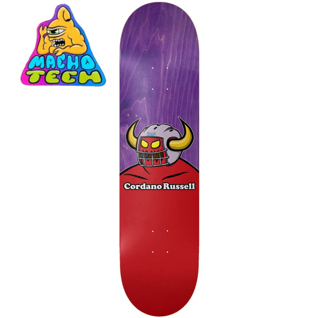 TOY MACHINE DECK MACHO TECHNOLOGY CORDANO RUSSEL HOLY SPIRIT (8.75") - The Drive Skateboard Shop