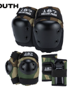 187 KILLER PADS - JUNIOR YOUTH SIX PACK PAD SET CAMO - The Drive Skateboard Shop