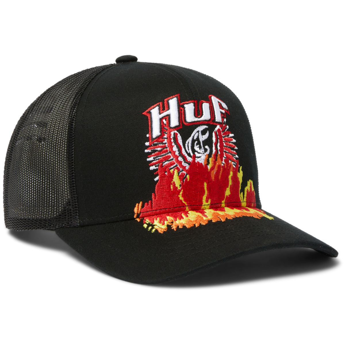 HUF PHOENIX TRUCKER HAT BLACK