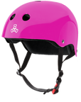 TRIPLE 8 THE CERTIFIED SWEATSAVER HELMET PINK GLOSSY