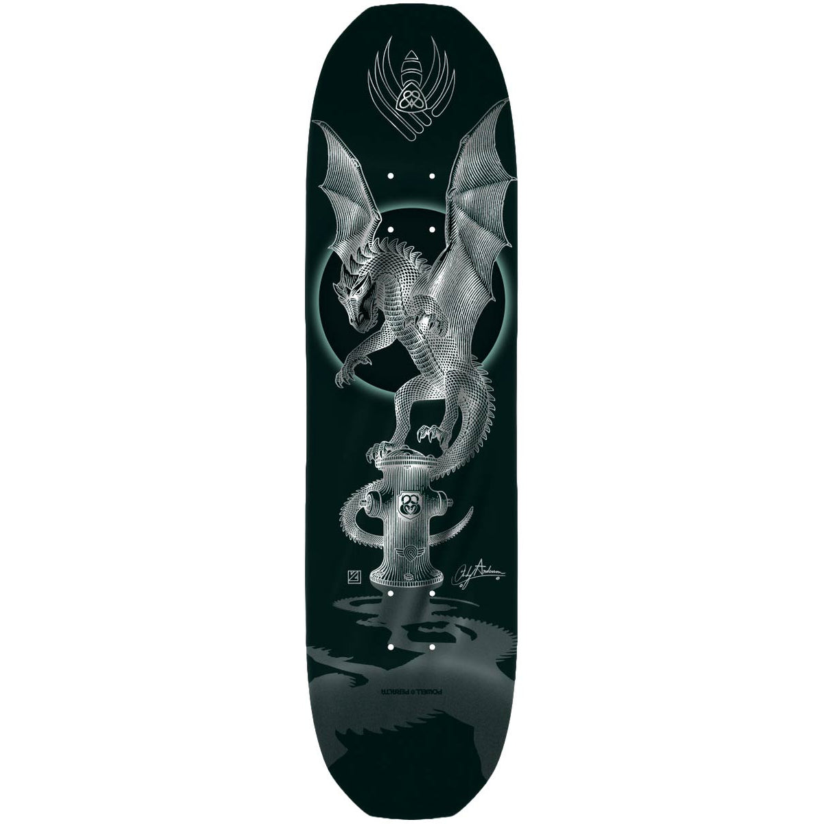 POWELL-PERALTA DECK ANDY ANDERSON HYDRANT 2 SILVER (8.4")