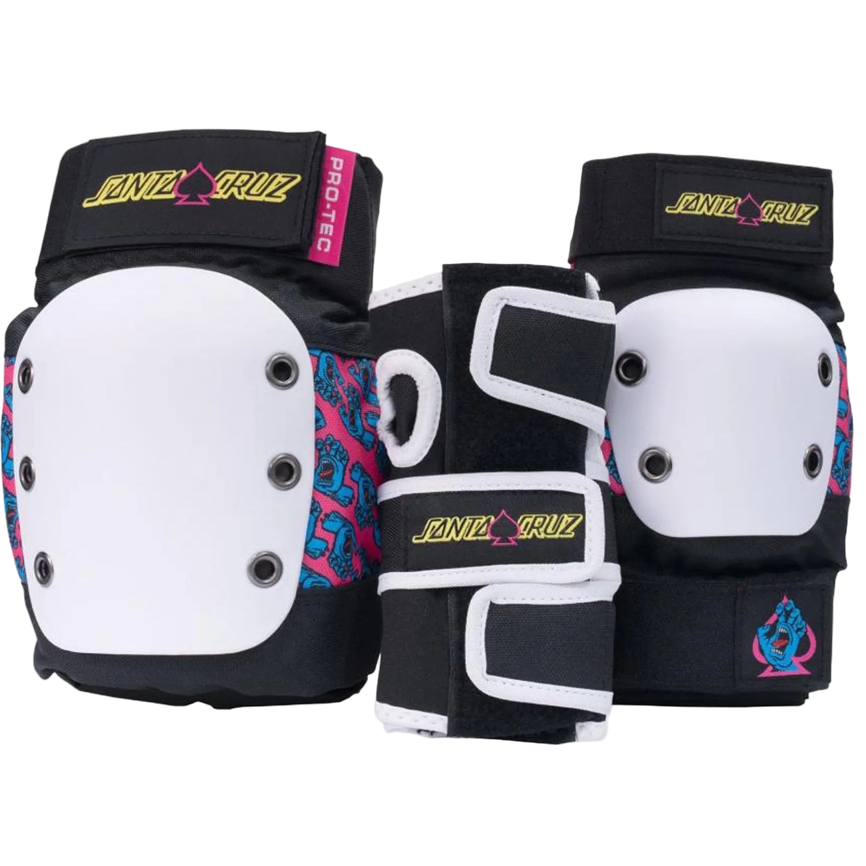 PRO-TEC X SANTA CRUZ STREET ADULT PAD SET - The Drive Skateboard Shop