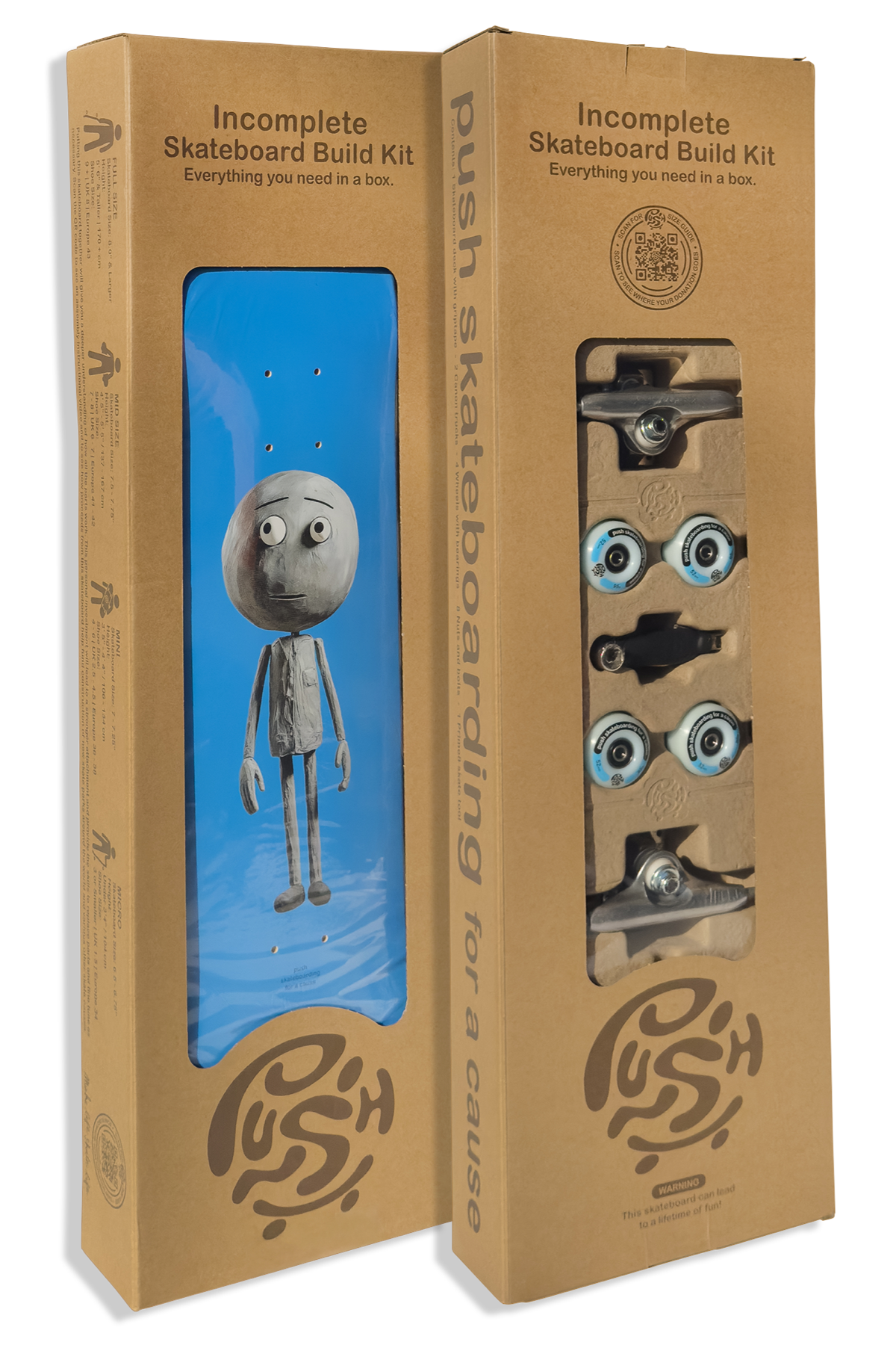 PUSH BUILD KIT CONCRETE GUY IN- COMPLETE (7.75")
