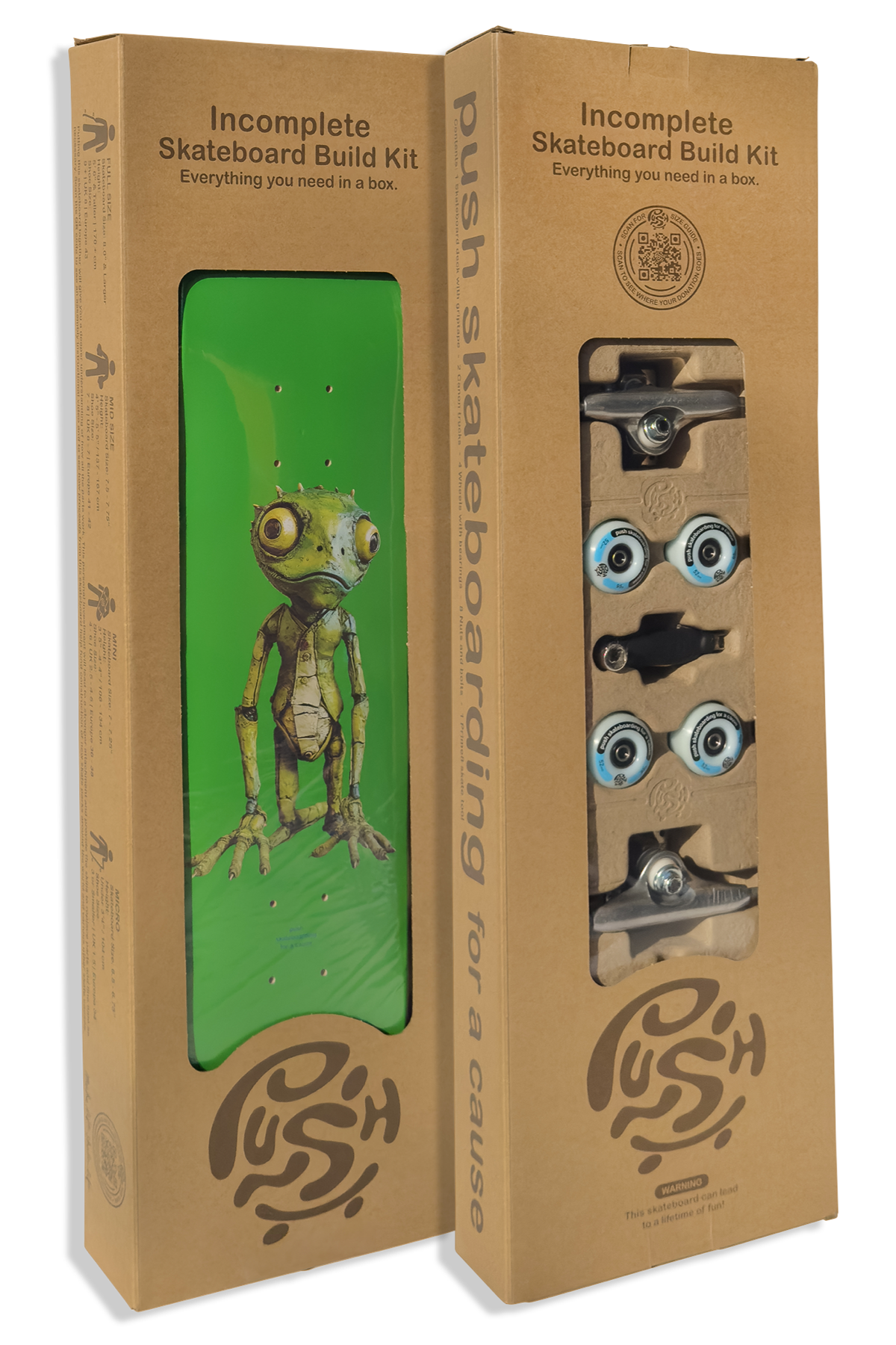 PUSH BUILD KIT LIZARD GUY IN-COMPLETE (7.5")
