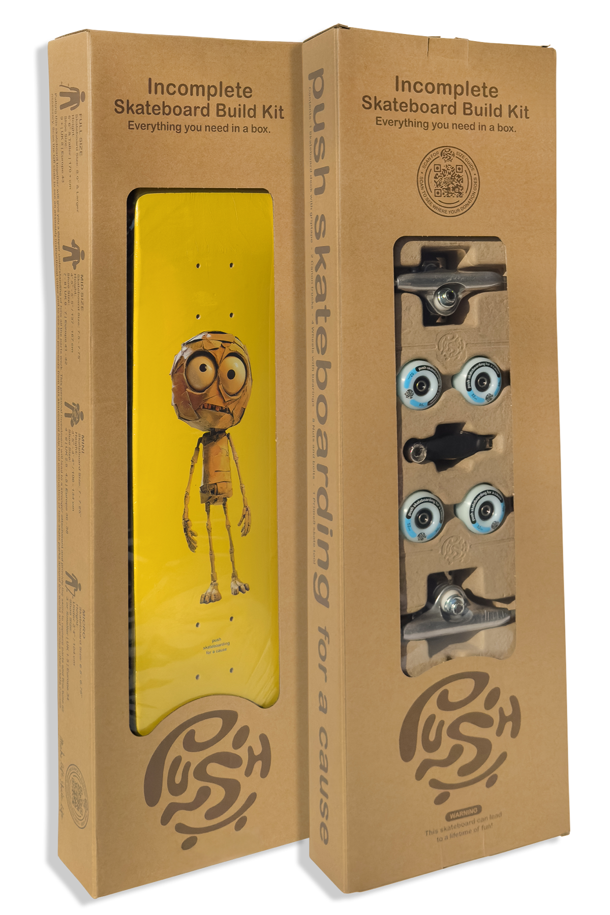 PUSH BUILD KIT PLYWOOD GUY IN-COMPLETE (7.25")