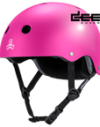 TRIPLE 8 DEEP COVER HELMET GLOSS PINK