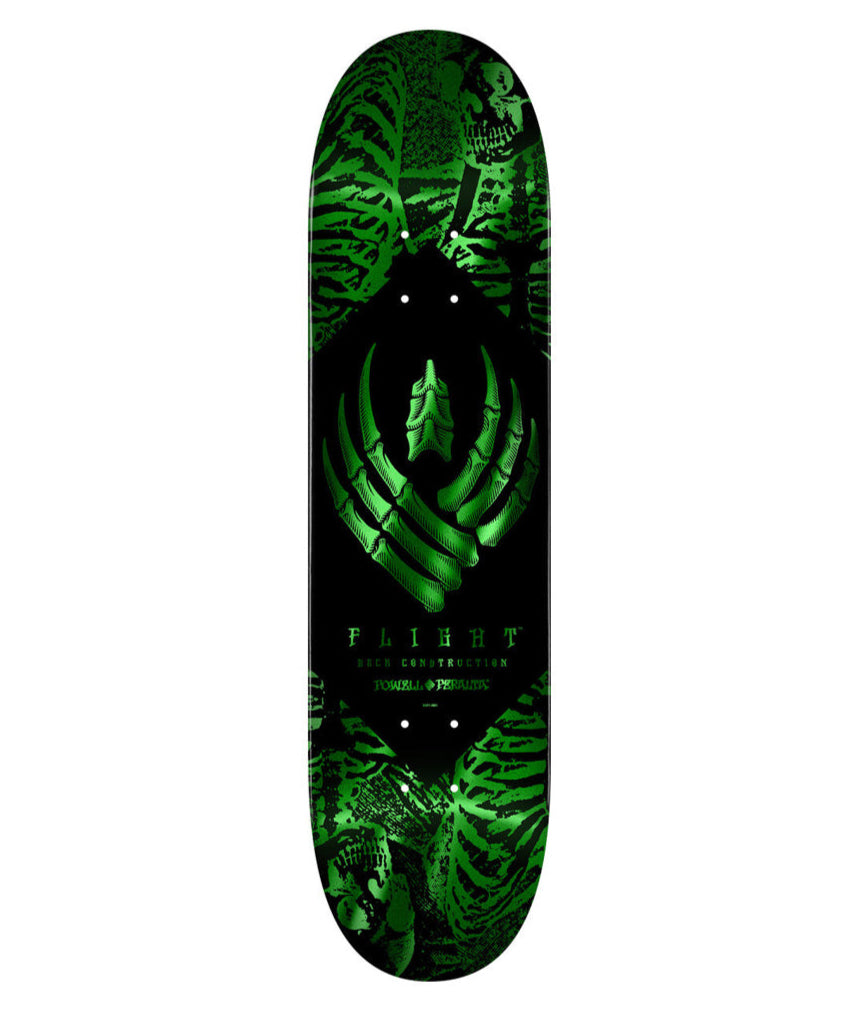 POWELL PERALTA DECK SKELETON FLIGHT GREEN (8.5") - The Drive Skateboard Shop