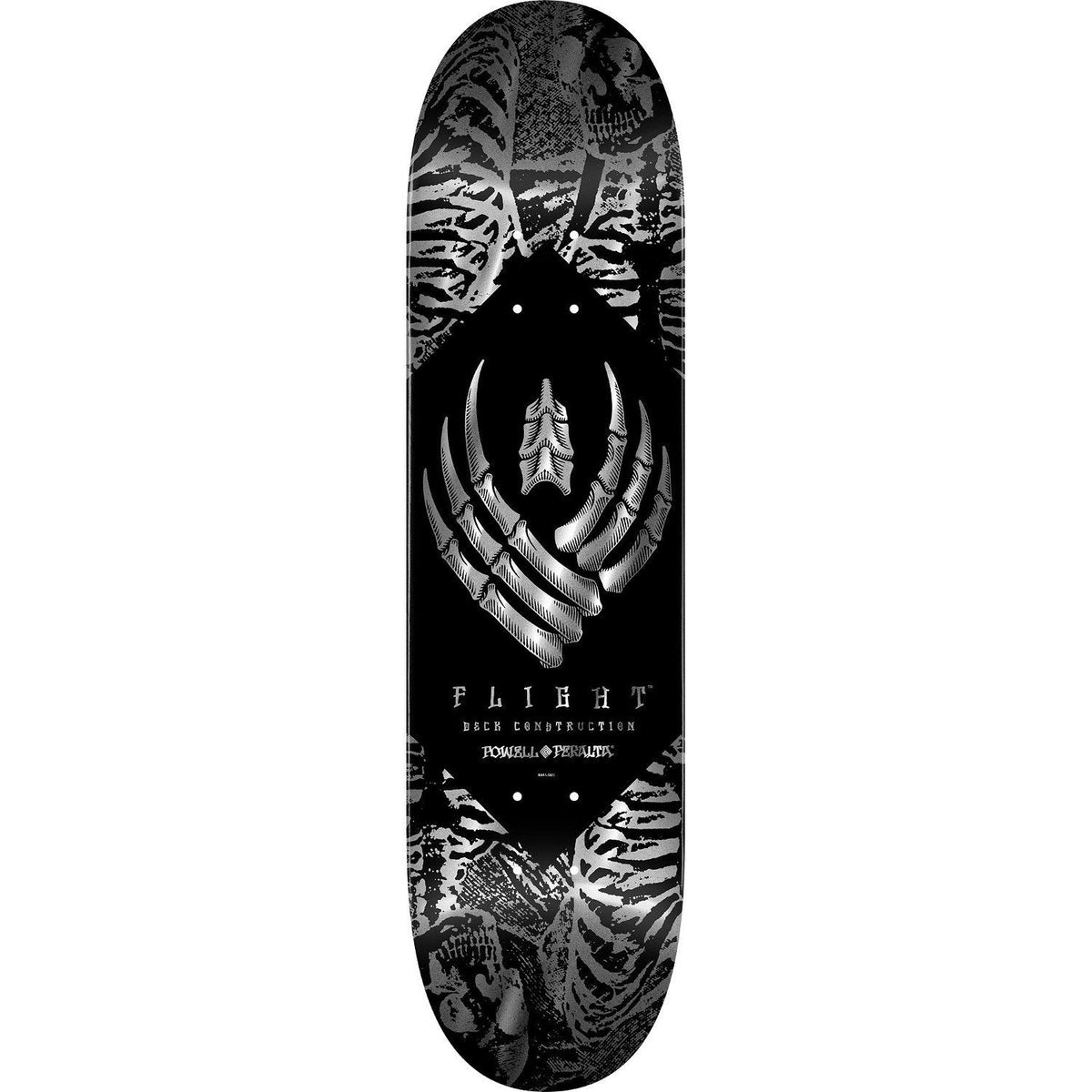 POWELL PERALTA DECK SKELETON FLIGHT SILVER (8.25