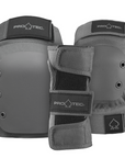 PRO-TEC STREET ADULT 3 PACK PAD SET GREY - The Drive Skateboard Shop