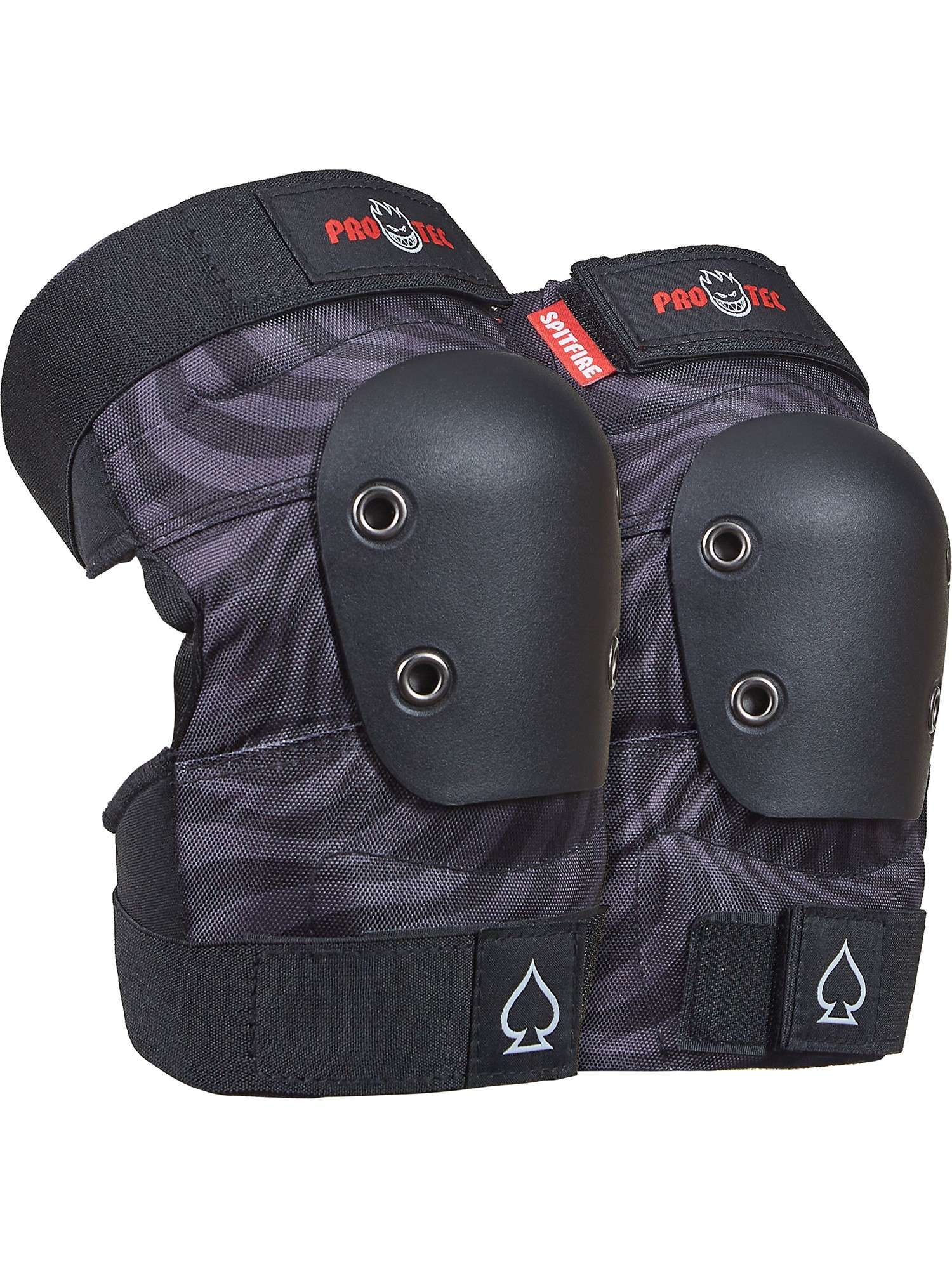 PRO-TEC X SPITFIRE STREET ADULT 3-PACK PAD SET BLACK SWIRL - The Drive Skateboard Shop