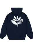 MAGENTA MAGENTA PLANT HOODIE DARK BLUE