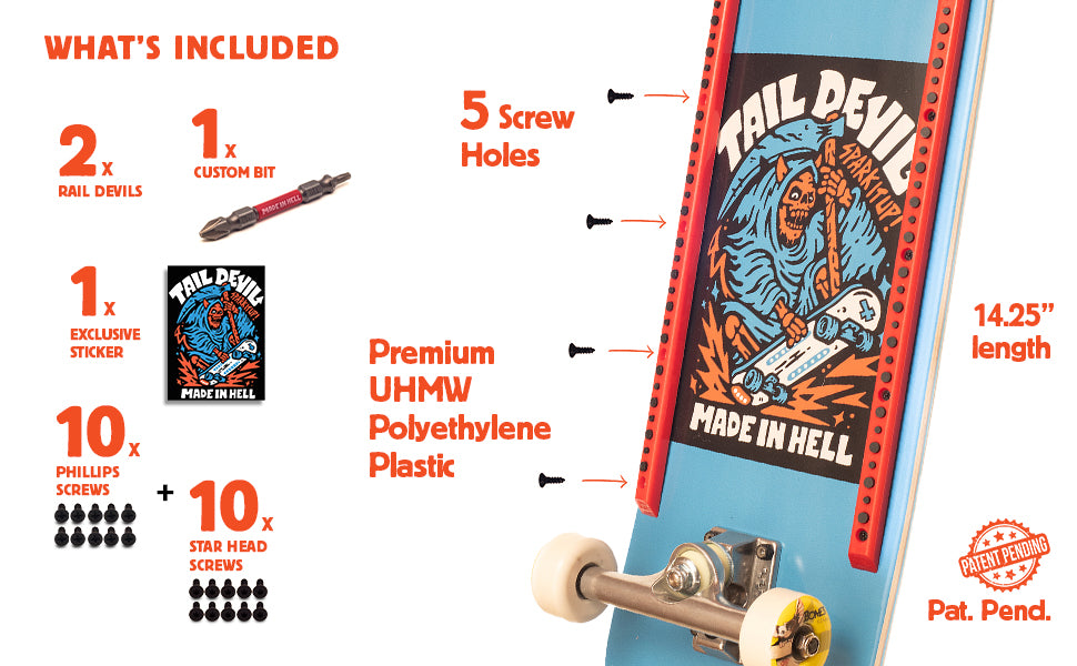 TAIL DEVIL - RAIL DEVILS - The Drive Skateboard Shop