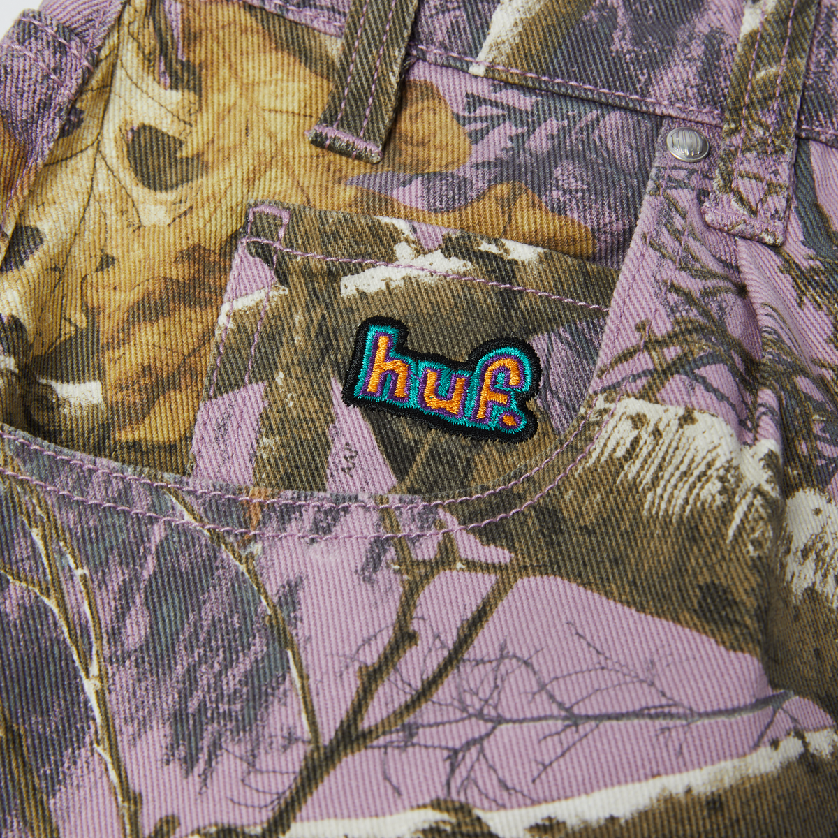 HUF X REALTREE CROMER PANT LILAC