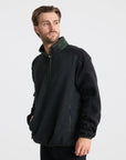 ROARK CAMPOVER FLEECE MOCK ONYX - The Drive Skateboard Shop