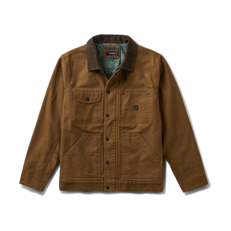 ROARK OPEN ROAD WAXED CANVAS JACKET OTTER - The Drive Skateboard Shop