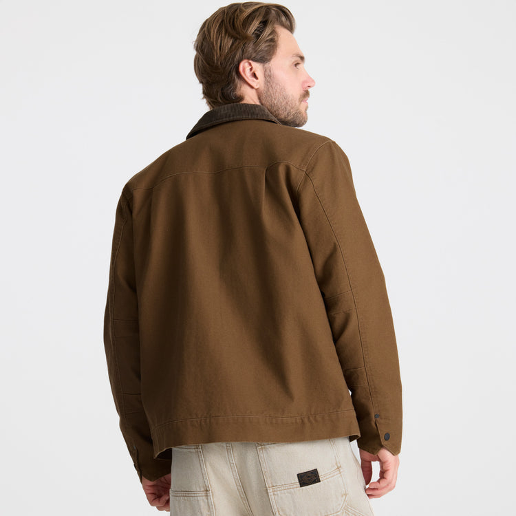 ROARK OPEN ROAD WAXED CANVAS JACKET OTTER - The Drive Skateboard Shop