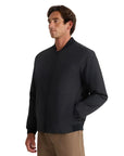 Roark Layover Bomber black jacket front view