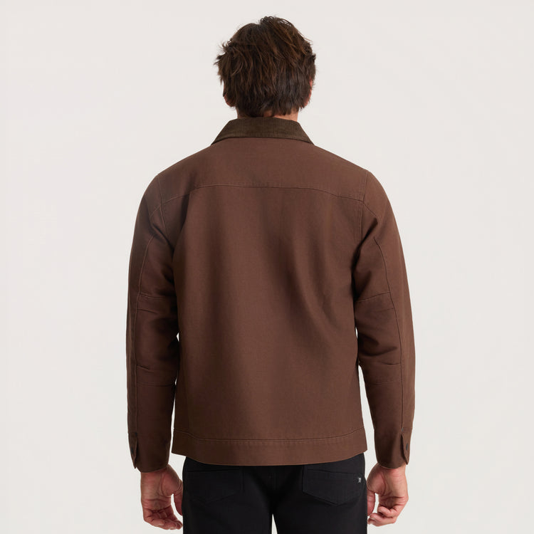 ROARK OPEN ROADS WAXED CANVAS JACKET RUST