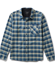 ROARK CROSSROADS FLANNEL DEEP BLUE - The Drive Skateboard Shop