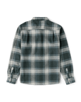 ROARK Nordsmann 2.0 button-up shirt in dark slate, front view