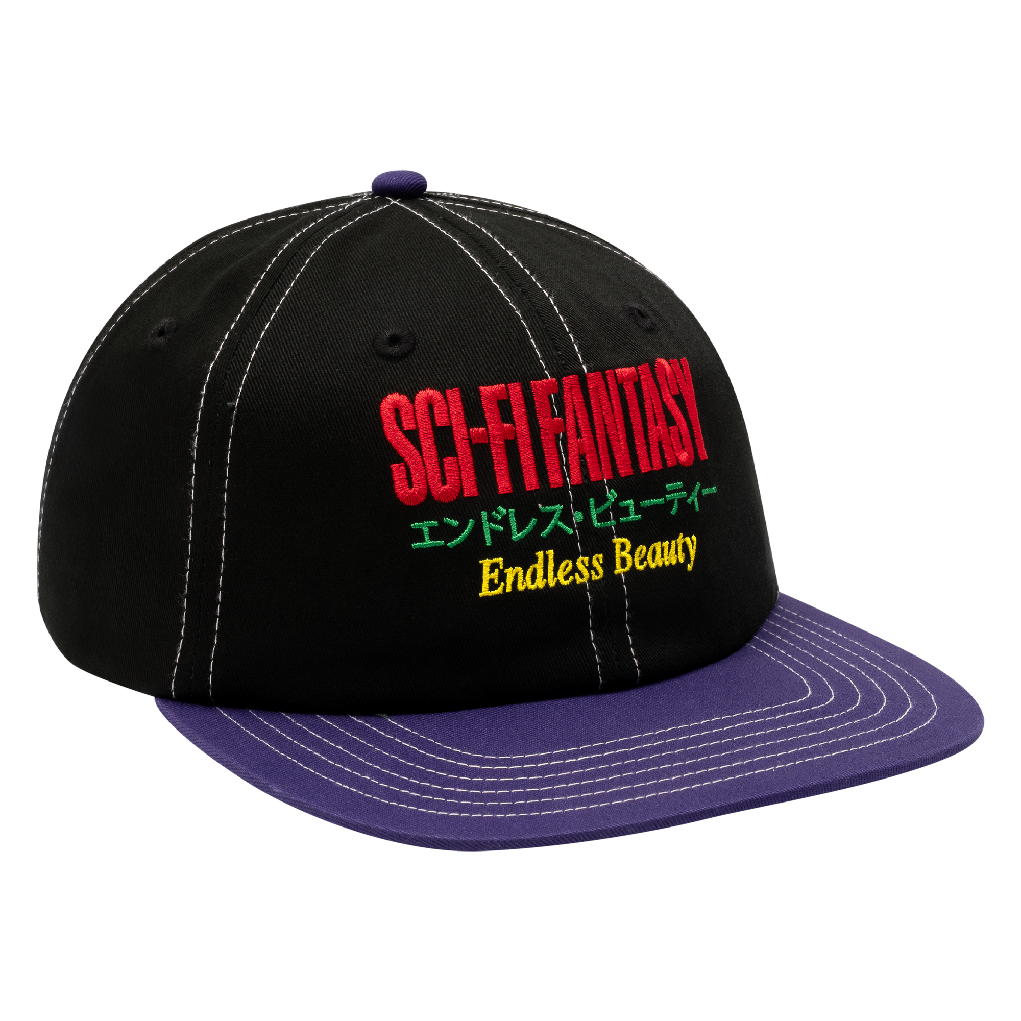 SCI-FI FANTASY ENDLESS BEAUTY HAT BLACK/PURPLE