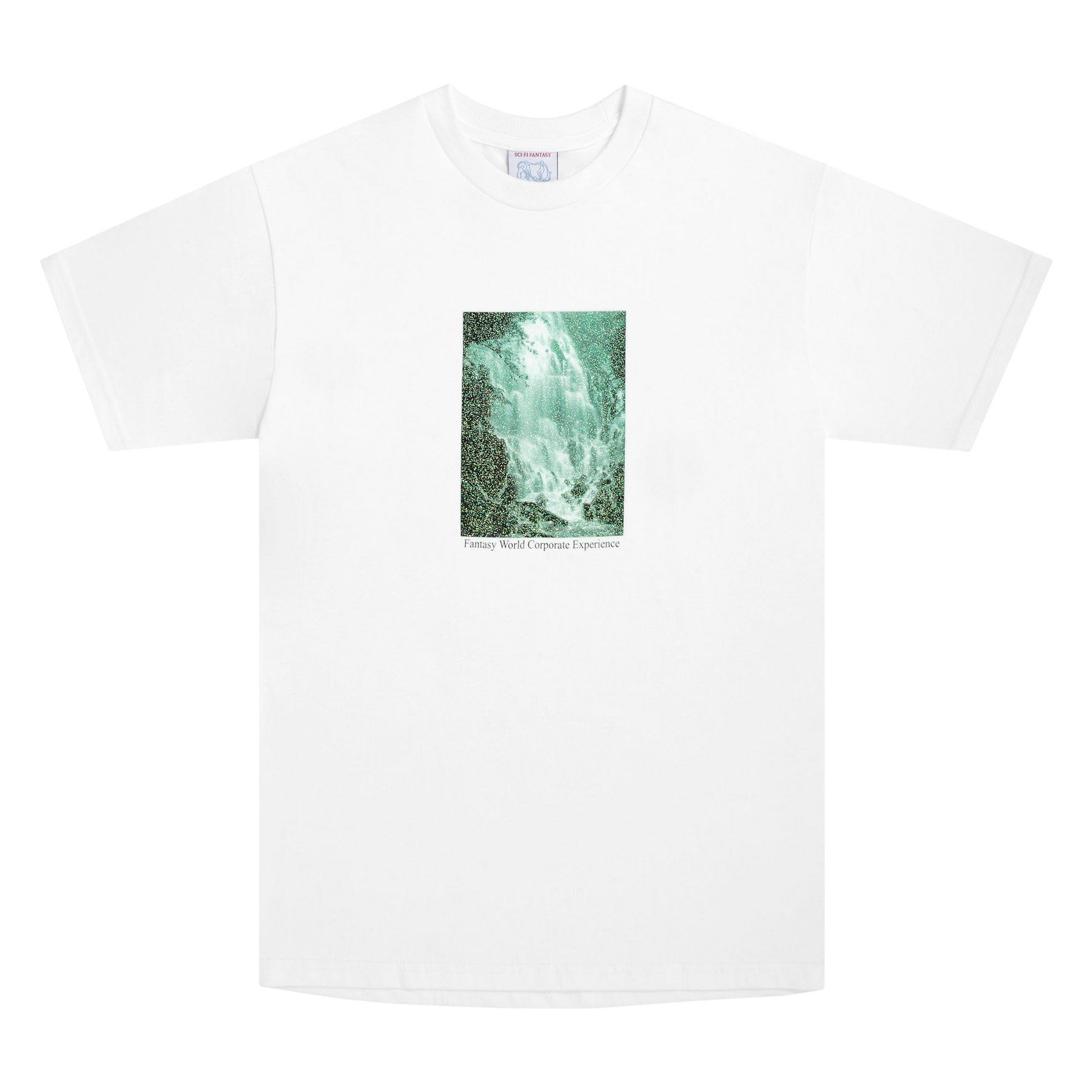 SCI-FI FANTASY WATERFALL T-SHIRT WHITE