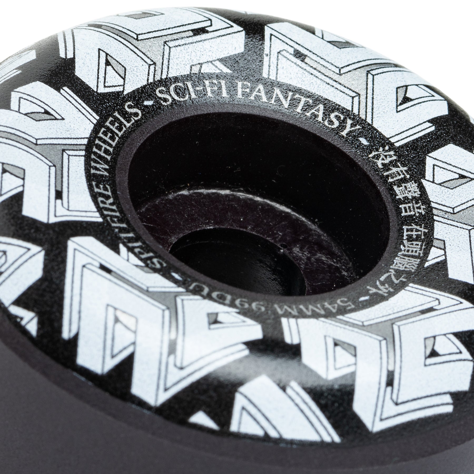 SPITFIRE WHEELS X SCI-FI FANTASY FORMULA FOUR 99D DYSON CONICAL BLACK (54MM) - The Drive Skateshop