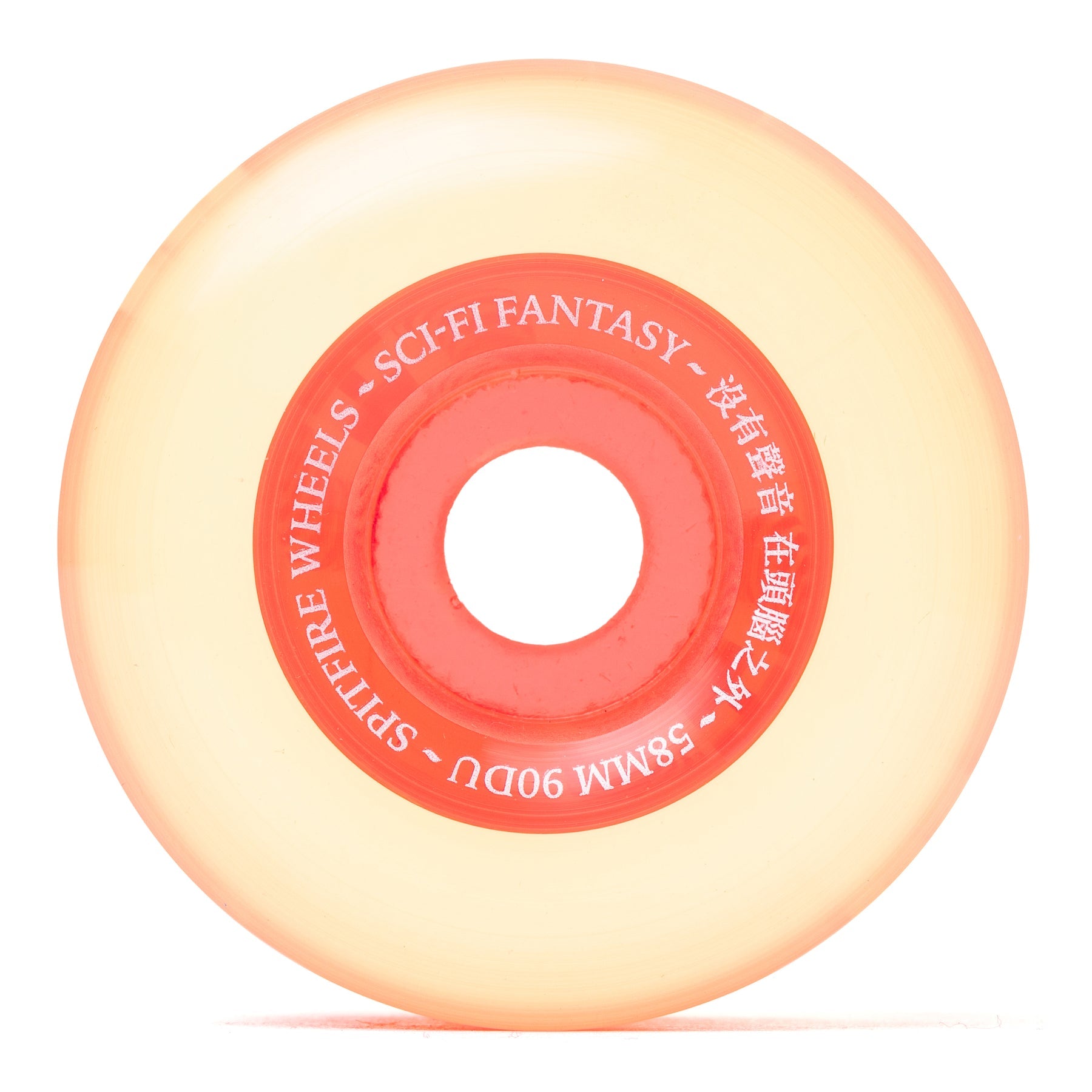 SPITFIRE WHEELS X SCI-FI FANTASY SAPPHIRES CLEAR/RED 90D (58MM)