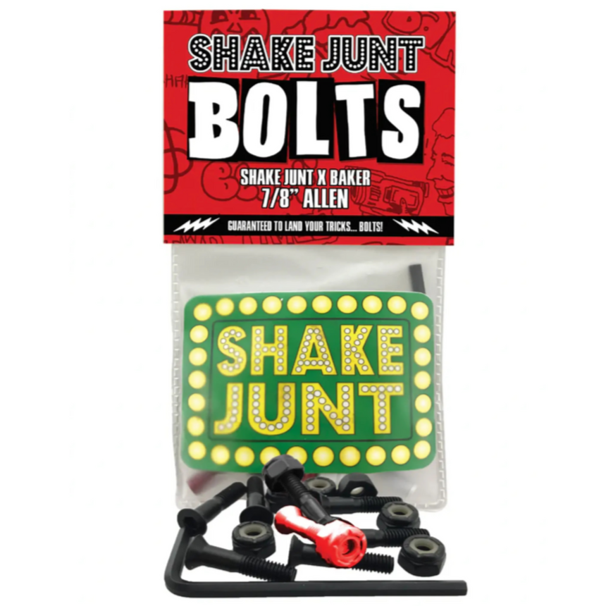 SHAKE JUNT x BAKER BOLTS 7/8" ALLEN - The Drive Skateboard Shop