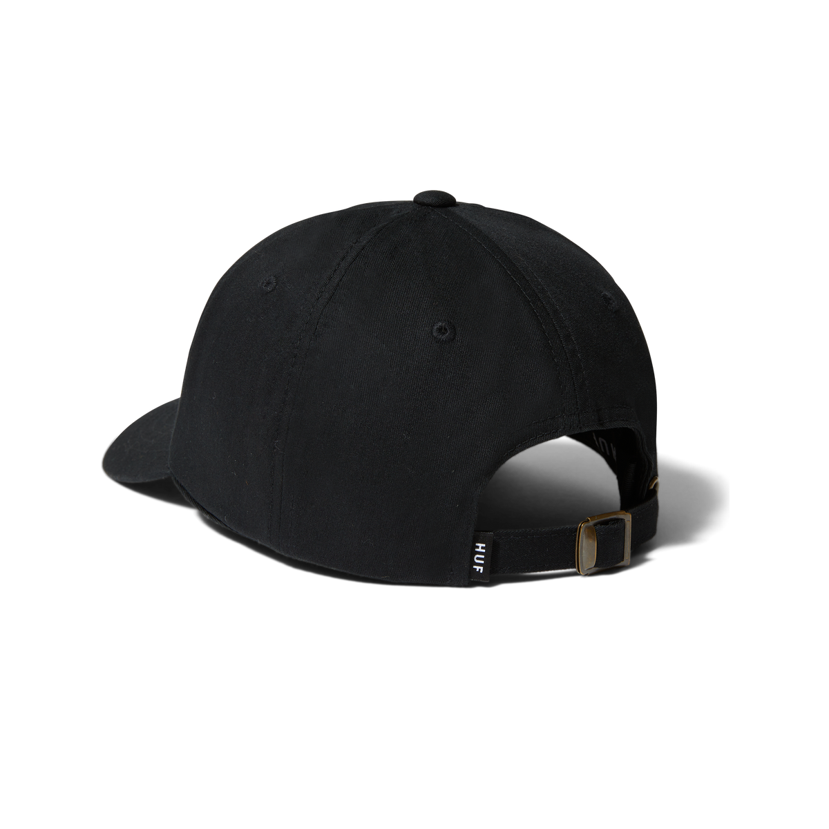 HUF SIPPIN SUN 6 PANEL BLACK - The Drive Skateshop