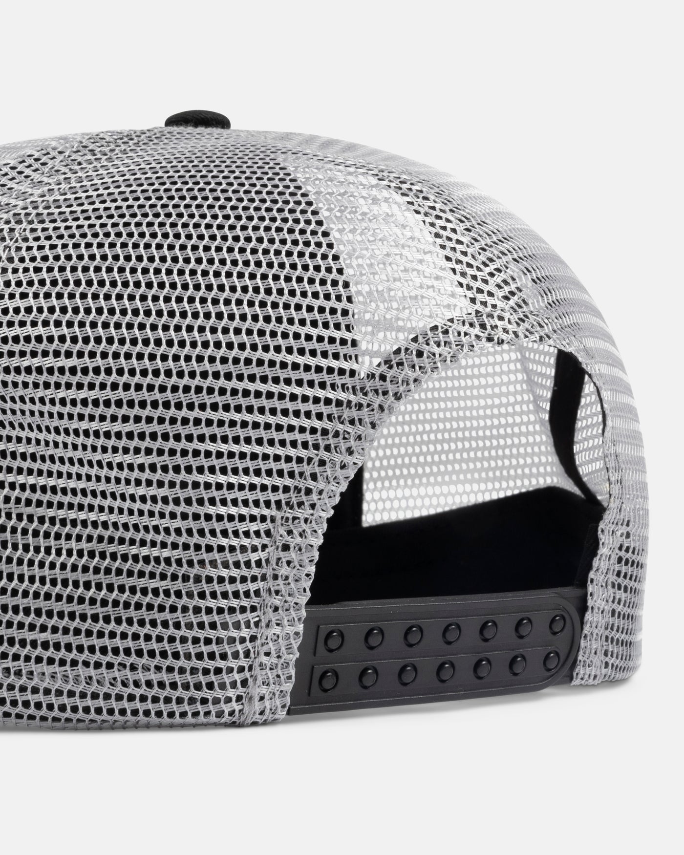 THRASHER EMBROIDERED SKATE GOAT MESH CAP BLACK/GREY - The Drive Skateboard Shop