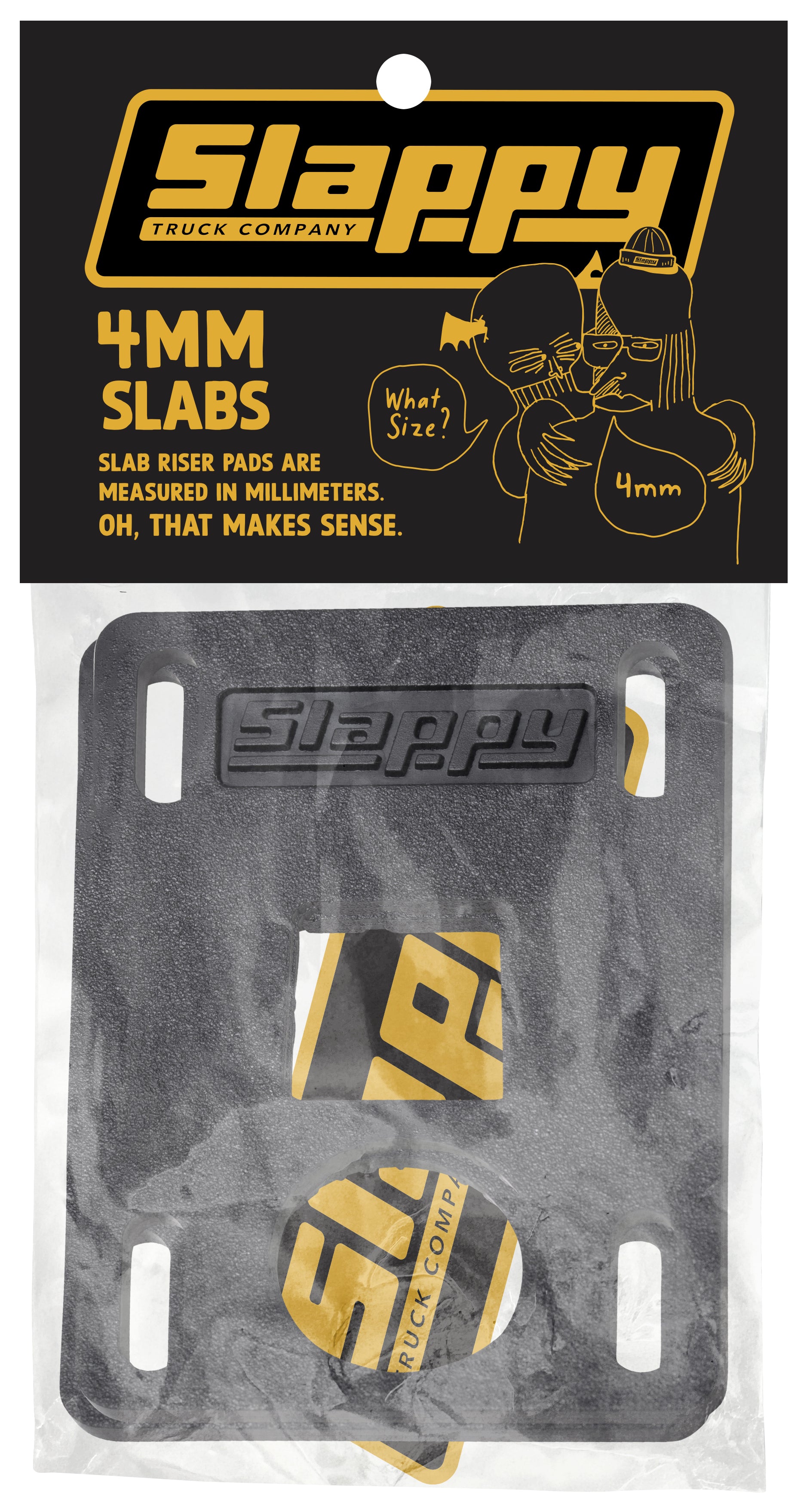 Slappy Usb Drive SLAPPY SLABS RISER PADS BLACK – The Drive Skateboard Shop