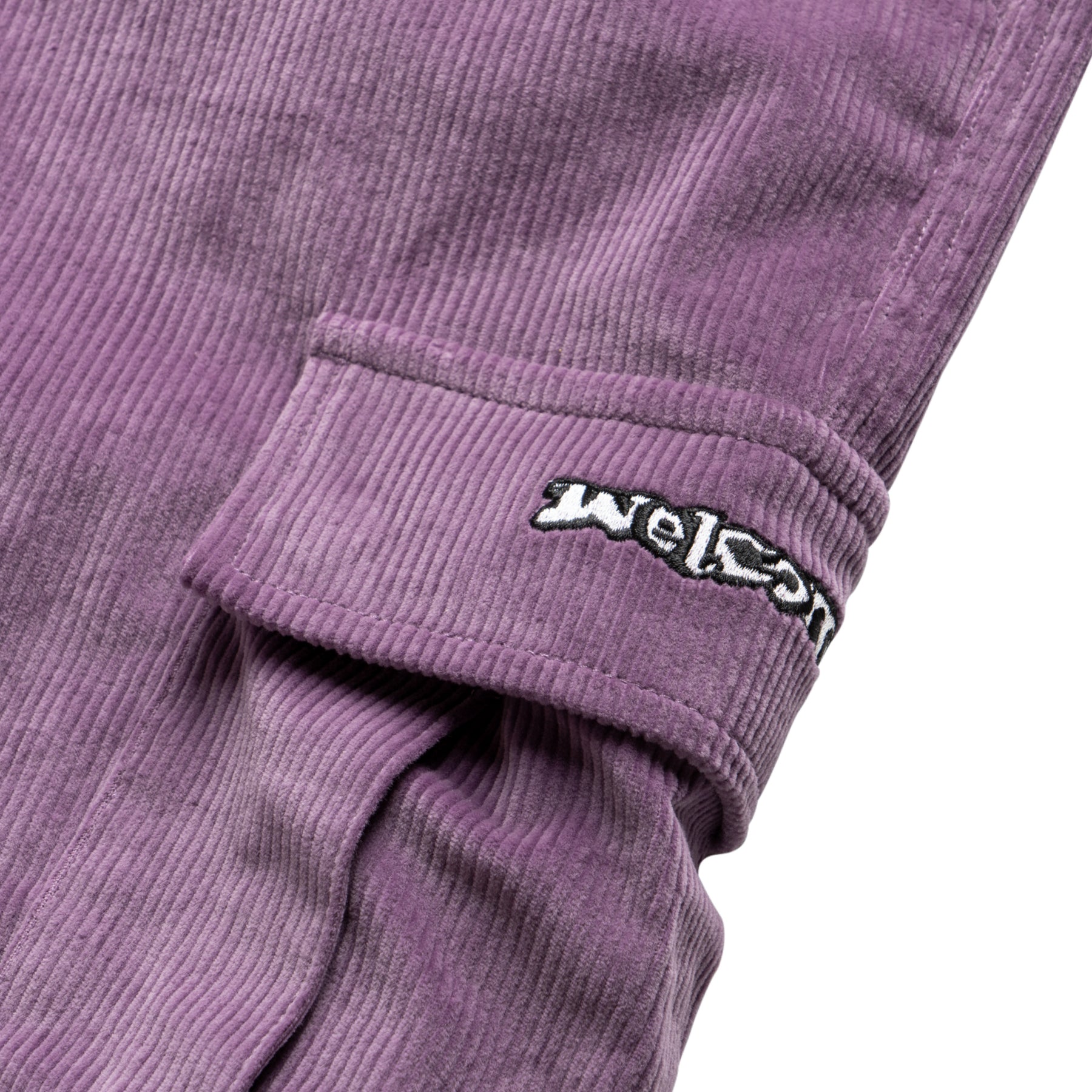 WELCOME CHAMBER CORDUROY CARGO PANT BERRY - The Drive Skateshop