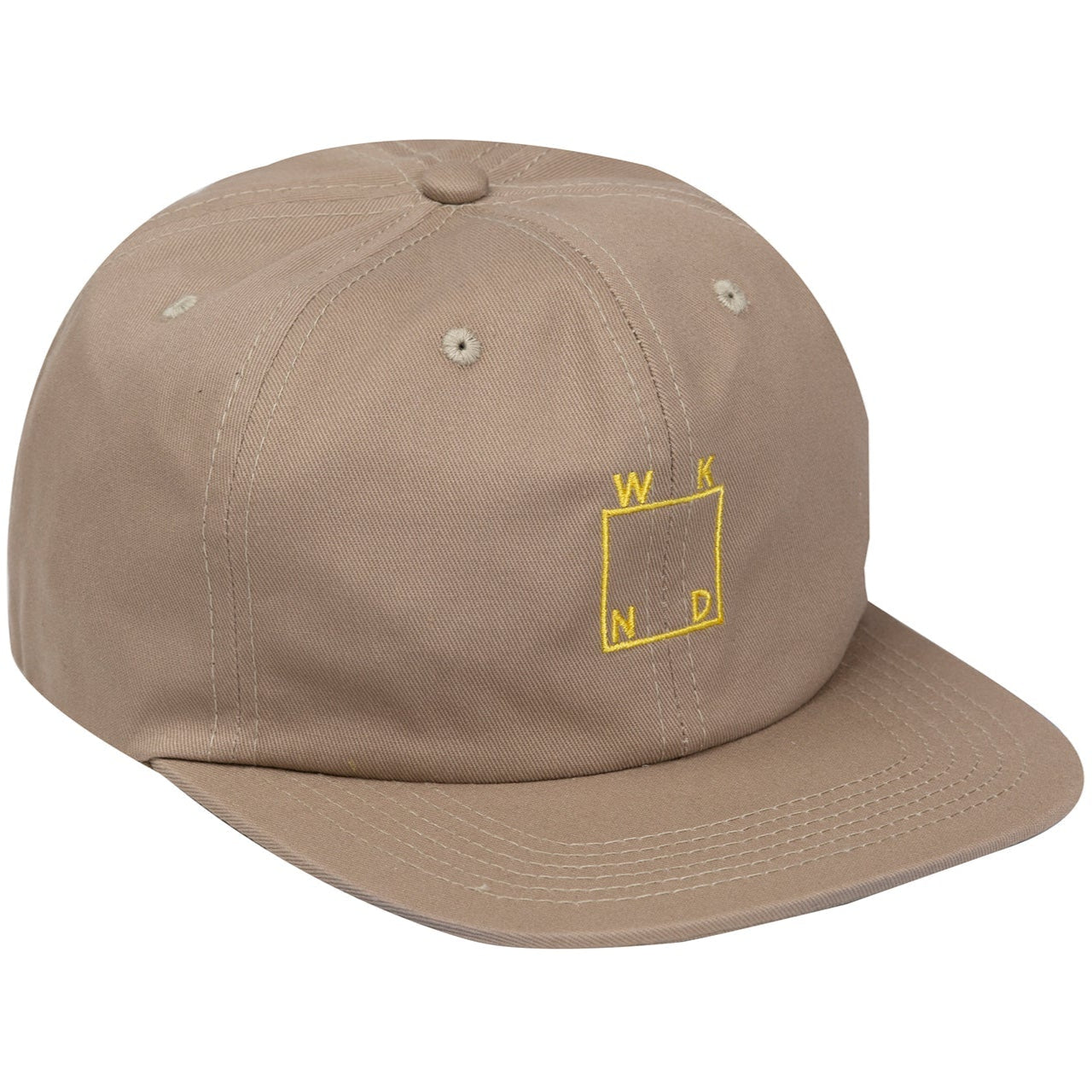 WKND LOGO 6 PANEL DEEP CAP BROWN
