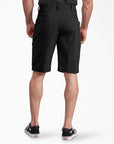 DICKIES 11" PERFORMANCE HYBRID UTILITY SHORT BLACK