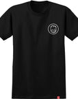 SPITFIRE CLASSIC SWIRL OVERLAY T-SHIRT BLACK/WHITE/GREY