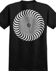 SPITFIRE CLASSIC SWIRL OVERLAY T-SHIRT BLACK/WHITE/GREY