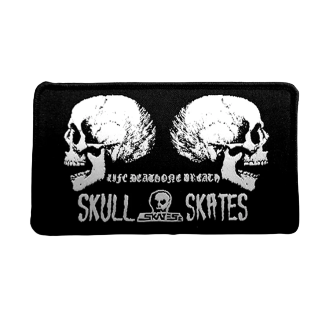 SKULL SKATES LIFE DEATH ONE BREATH PATCH (4") - The Drive Skateboard Shop