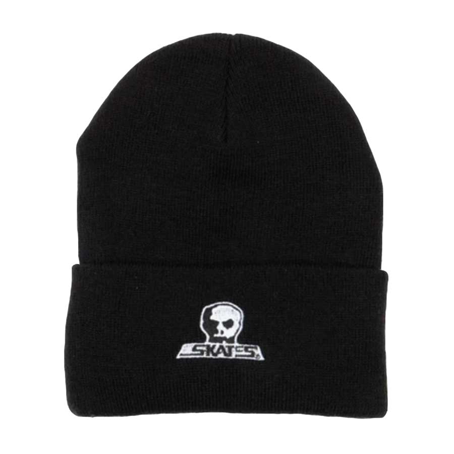SKULL SKATES LOGO BEANIE CUFF BLACK