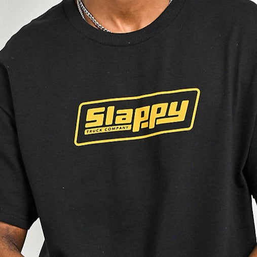 SLAPPY TRUCKS OG LOGO TEE BLACK - The Drive Skateshop