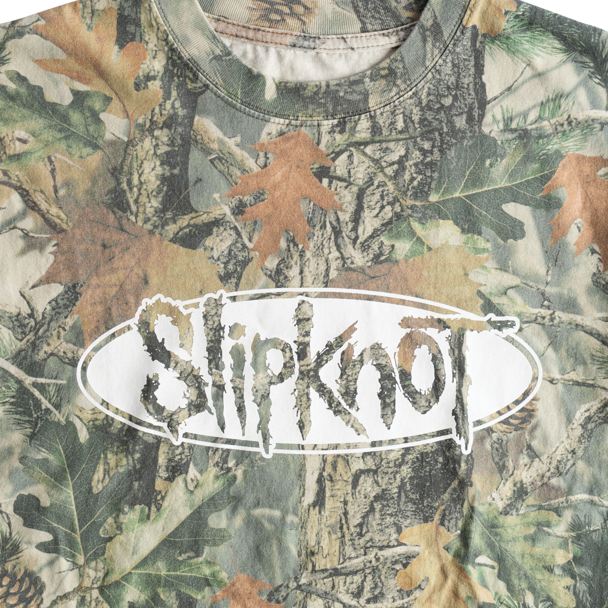 WELCOME X SLIPKNOT OVAL LOGO TEE CAMO 