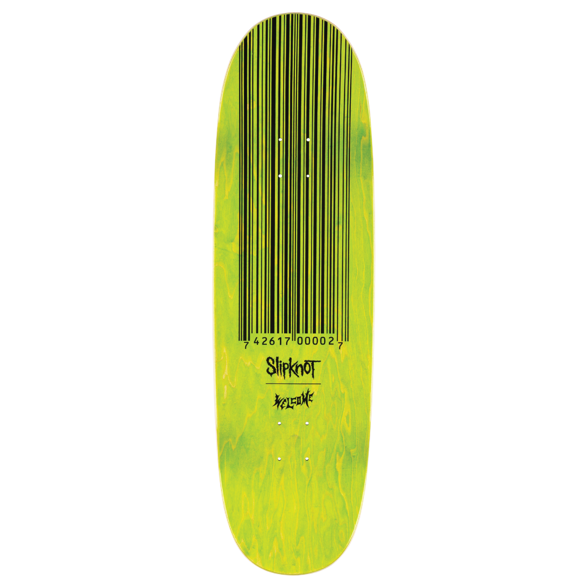WELCOME X SLIPKNOT DECK OVAL LOGO (9.5") - The Drive Skateboard Shop