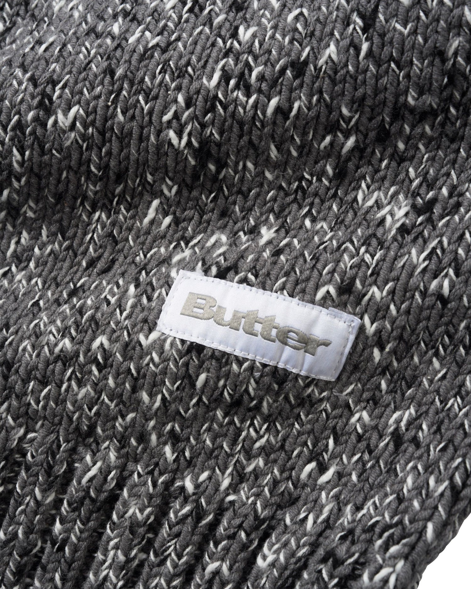 BUTTER SPECKLE KNIT SWEATER CHARCOAL