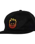 SPITFIRE BIGHEAD FADE FILL HAT BLACK/ORANGE/RED