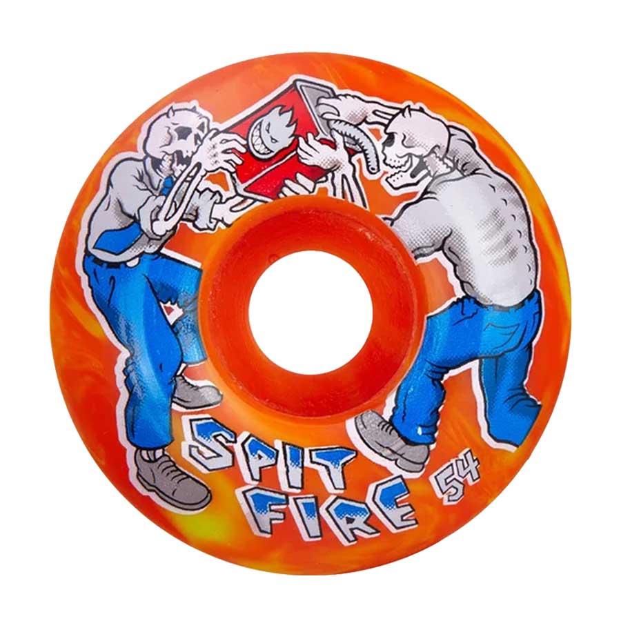 SPITFIRE WHEELS TEAM FIREFIGHT CLASSIC SWIRL 99A (54MM) - The Drive Skateshop