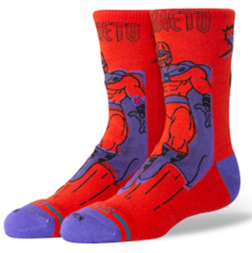 STANCE SOCKS X MARVEL MAGNETO CREW RED
