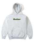 BUTTER STENCIL LOGO PULLOVER HOOD ASH