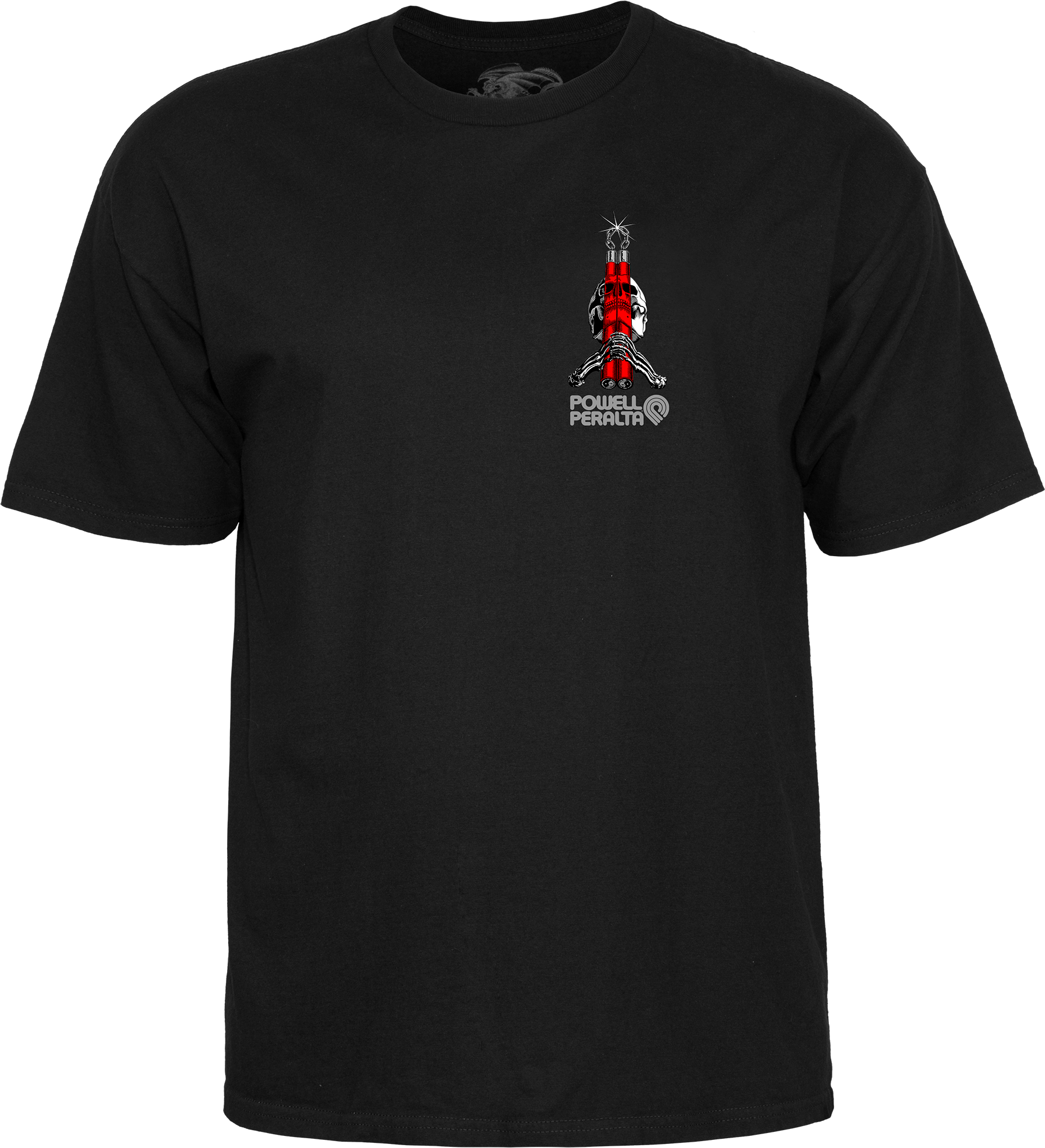 POWELL-PERALTA X BRUCE LEE SKULL AND SWORD BLACK T-SHIRT - The Drive Skateboard Shop