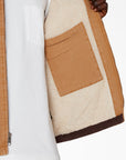 DICKIES DC DUCK LINED VEST STONEWASHED BROWN DUCK