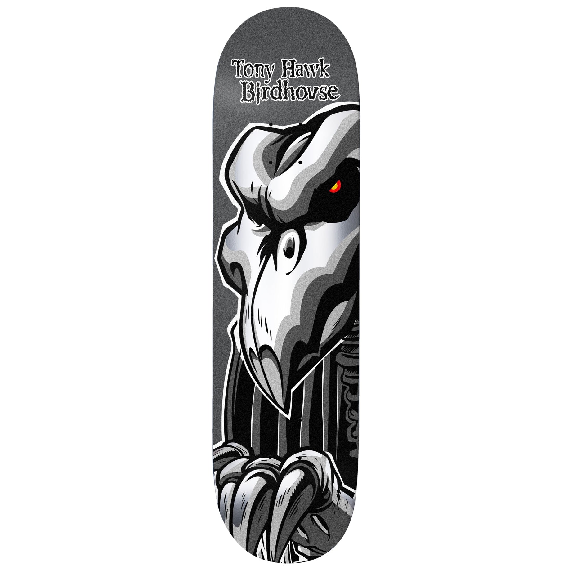 BIRDHOUSE DECK TONY HAWK FALCON 2 GUNMETAL (8.5")